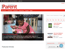 Tablet Screenshot of palmettoparent.com